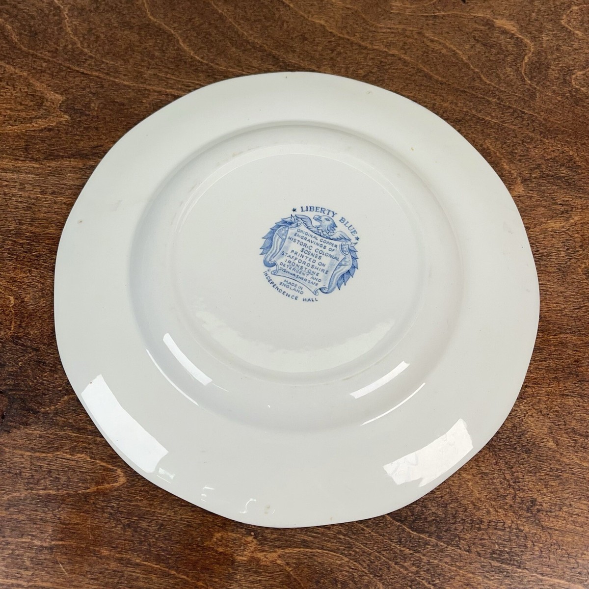 Liberty Blue Historic Colonial Scenes Independence Hall Dinner