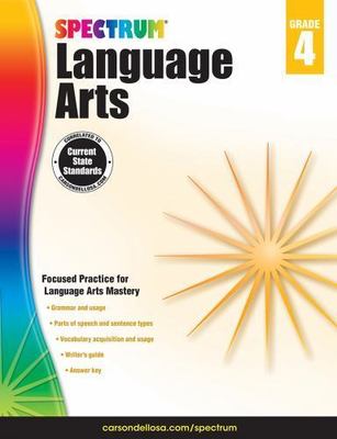 Spectrum Grade 4 Language Arts Workbook, Eng- paperback, 9781483812076, Spectrum