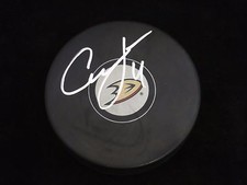 Cam Fowler Anaheim Ducks Autographed Signed Logo  Puck comes with LOM COA cf5