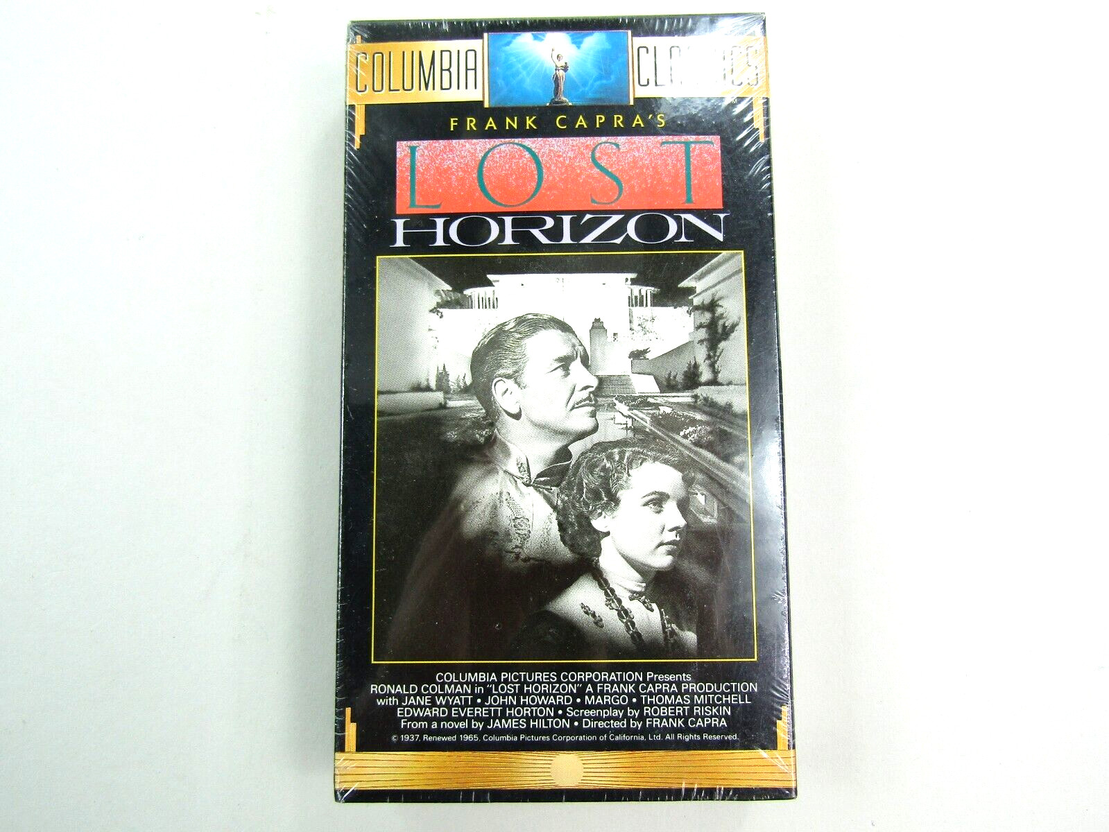 VTG Frank Capras Lost Horizon VHS Hi-Fi Columbia Classics Sealed Watermark New