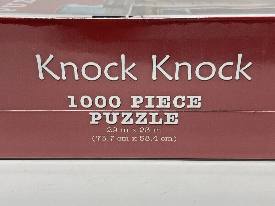 Melissa & Doug Puzzle 1000 Piece Jigsaw Puzzle Knock Knock Doors 29" x 23" New - Image 4 of 4