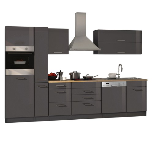 einbauk�che 330 cm mit elektroger�ten