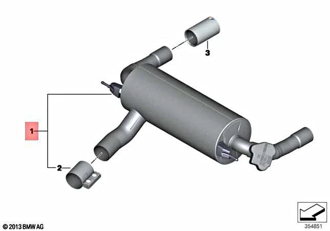 Genuine BMW F22 F23 F30 F31 F32 F33 F36 335i M Performance 