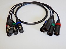 ESH AUDIO - 4 Channel XLR loom - Mogami 2931 - Neutrik