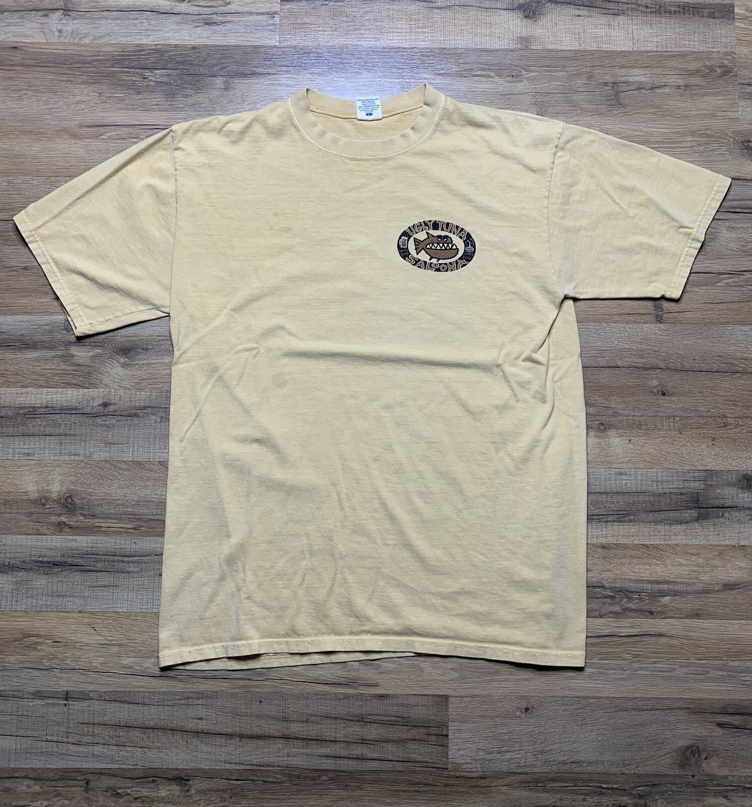 Camiseta De Colección Ugly Tuna Saloona Camisas Locas Teñida de Cerveza Talla L