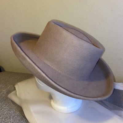 GIGI PIP Monroe Hat Beige Color 100% Australian Wool Womens  display picture 3