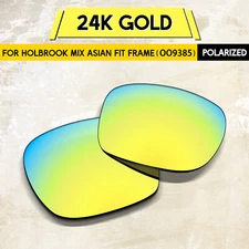 1.5MM POLARIZED Replacement Lenses for Oakley Holbrook Mix AF OO9385, 24K Gold