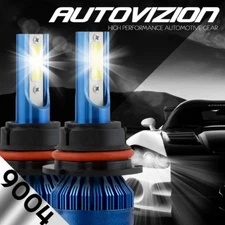 AUTOVIZION LED HID Headlight Conversion 9004 HB1 6000K 1991-1993 Toyota Previa