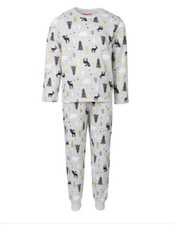 New Family PJ's Matching Kids Winter Tree Family Pajama Set, M 8 