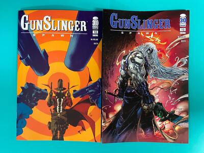 2x GUNSLINGER SPAWN # 10 Comic ~ Image ~ VARIANT A & B ~NM/UNREAD Bagged Boarded