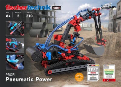 fischertechnik 533874 Pneumatic Power - 30% OFF - Profi 210-pc Pneumatic Set