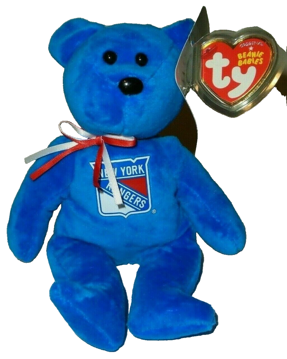 Ty Beanie Baby - NEW YORK RANGERS NHL Hockey Bear 8