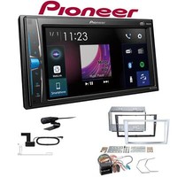 Pioneer 2-DIN Autoradio Bluetooth Dab+ FüR Opel Corsa D 2006-2014 Matt Chrome