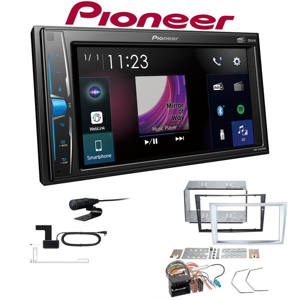 Pioneer 2-DIN Autoradio Bluetooth Dab+ FüR Opel Corsa D 2006-2014 Matt Chrome-image
