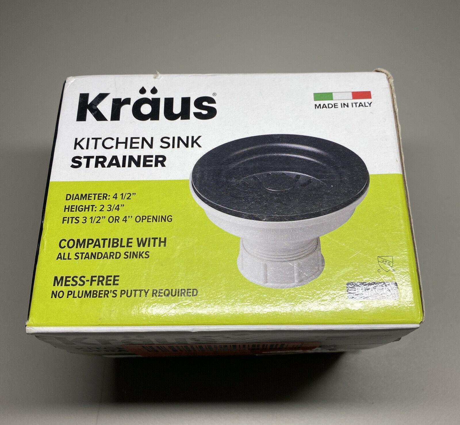 Kraus Kitchen Sink Strainer in Black PST1BLC eBay