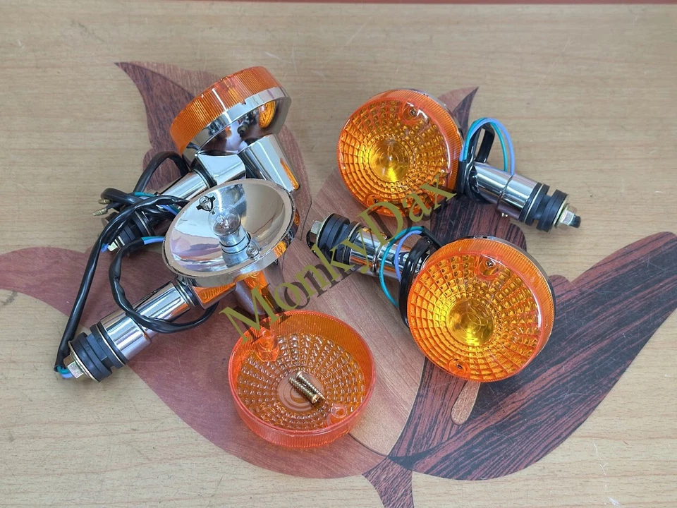 Intermitente intermitente señal de giro Suzuki GT750B 1976-1977. Indicador de luz GT380 GT500 GT550 B Foto 2 de 4