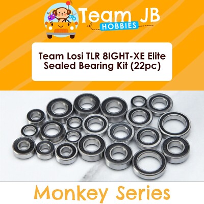 Team Losi TLR 8IGHT-XE Elite - 22 Pcs Rubber Sealed Bearings Kit