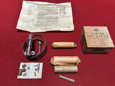 NOS CHEVROLET MODEL CARTER OIL GAUGE KIT