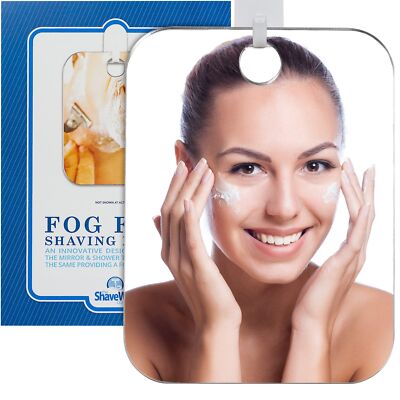 Original Anti-Fog Shaving Mirror | Fogless Bathroom Shower Mirror with Handhe...