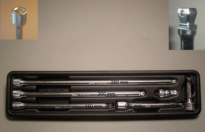 Koken PK2763/6 Kipp-Verlängerungs Satz 1/4'' 6-tlg. (mit Wobble-Fix)