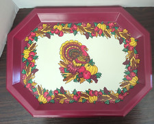 Berman Industries, Large Hard Plastic Thanksgiving Turkey Tray, Made in USA