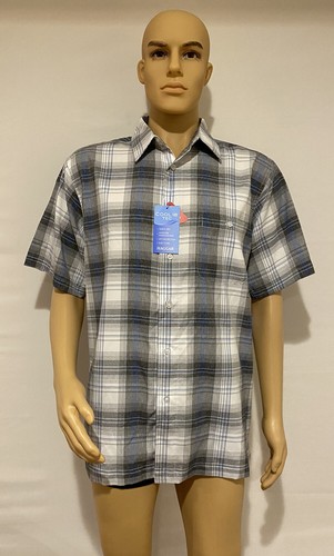Haggar Mens Shirt Size M Cool 18 Tec 