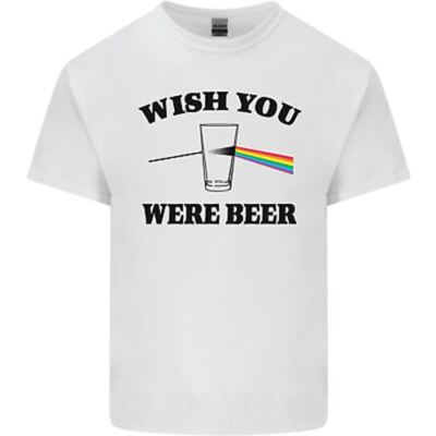 Wünschen You Were Beer St Patricks Day Alkohol Herren Baumwolle T-Shirt