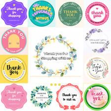 24 Digital PDF Editable Thankyou stickers Thankyou label Printable downloadable