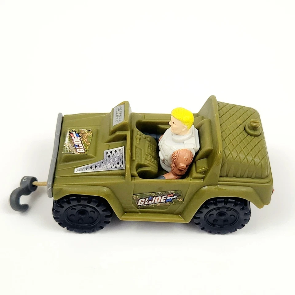 Vintage 2004 G.I. Joe Duke Vehículo todoterreno McDonald's Juguete Jeep Cabrestante de Trabajo Foto 4 de 4