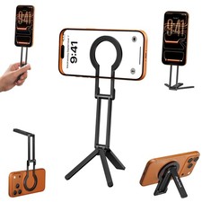 Foldable Magnetic Tripod for MagSafe for Smartphone Stand
