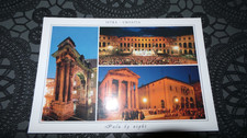 Istra Pula by Night Postkarte Croatia
