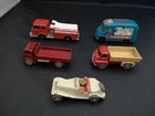 MATCHBOX LESNEY LOT OF FIVE MODELS INC STAKE TRUCK--Y590