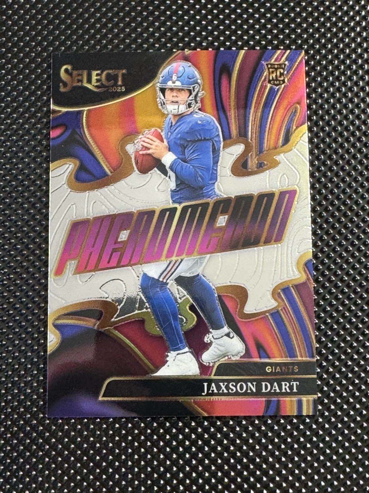 2025 Panini Select - Phenomenon Jaxson Dart #22 (RC) New York Giants