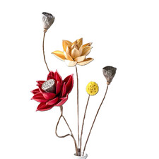 Natural Dried Flowers Bouquet - Long-Lasting Decor for Living Room, Bedroom 07