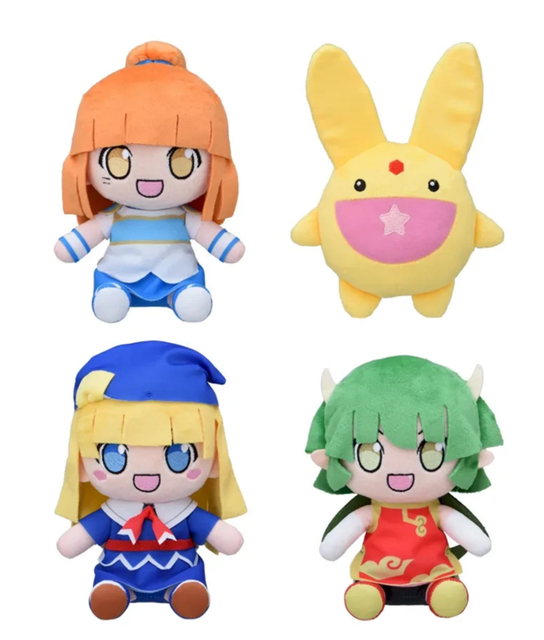 Puyo Puyo Plush Toy Doll Arle Carbuncle Witch Draco Centauros Set