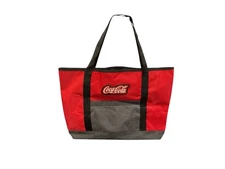 Coca Cola Red & Black Tote Bag 20x13x5 Strap 11" Vintage Collectible New w/o Tag