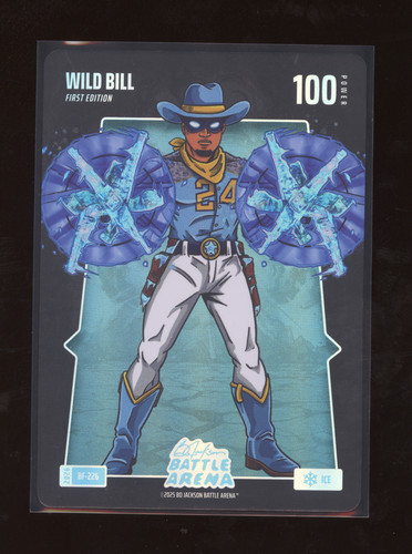 2026 Bo Jackson Battle Arena- WILD BILL-WILLIAM CONTRERAS-Battlefoil Ice #BF-226