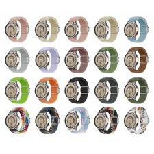 Braided Nylon Sport Strap Magnic For Samsung Galaxy Active 2 Watch 4 5 Band