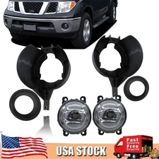 For Nissan Frontier 2005-2016 2018 2019 Metal Bumper Fog Light Lamp W/ Bracket