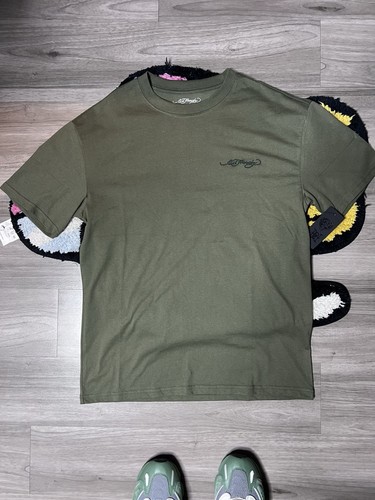 Olive Green Ed Hardy Cotton Tee