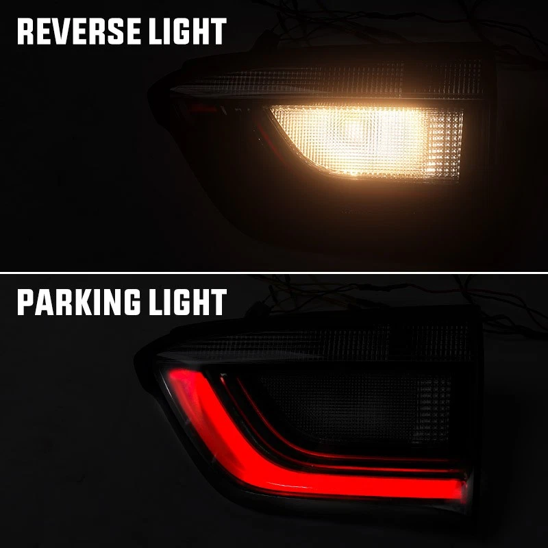 For Jeep Compass 2022-2025 Inner LED Tail Light Rear Brake Lamp Assembly Right - Изображение 3 из 4