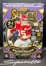 2025 Panini Select Football Blaster Box Red White Blue Prizm New Sealed