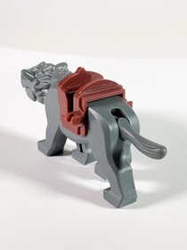 Lego The Hobbit Lord of The Rings 79002 Gray Warg Wolf With Saddle See Photo