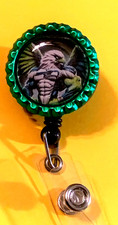 Id badge holder retractable alligator clip NFL Seattle Seahawks