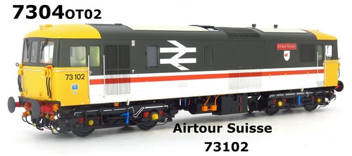 Heljan 7304OT02. Class 73/1 Elektro-Diesel| 73102 Airtour Suisse|In InterCity... | Condition: New
