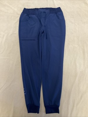 Heartsoul Scrub Pants Medium Womens Navy Blue Joggers Active Nurse