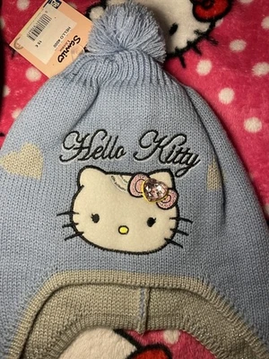 BONNET BLEU Hello Kitty Enfant - Photo 1/4
