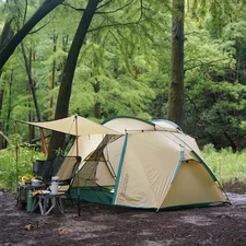 20D Nylon Camping Tent 1-2Person Lightweight Backpacking Tent Outdoor Waterproof