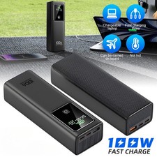 100W Laptop Power Bank 40000mAh Super Fast Charge Portable Charger USB C PD 60W