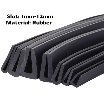 U-Profil Gummidichtung Kantenschutz Fassungsprofil Gummiprofil 1 mm-12 mm